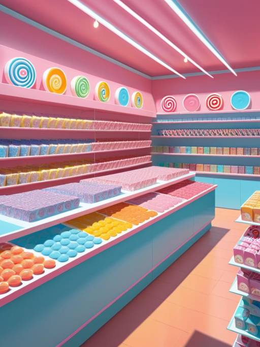 Disney-Inspired Candy Store Concept Art