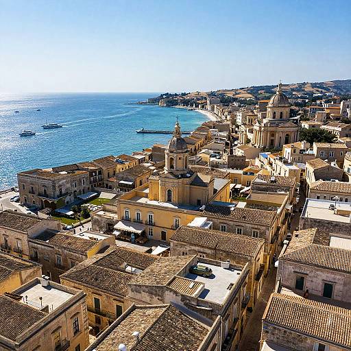 Sciacca Panoramic Medieval Coastal View