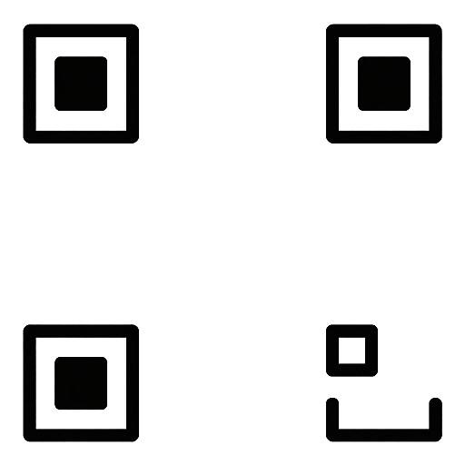 Minimalistic QR Code Placeholder Design