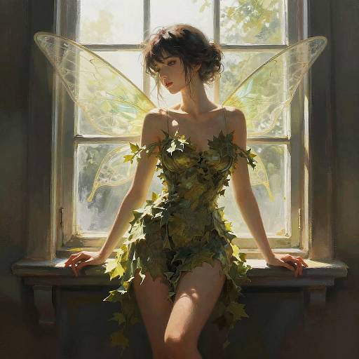 Sultry Young Fairy Portrait