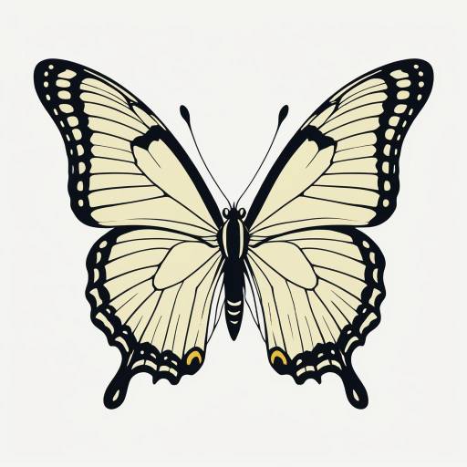 Elegant Butterfly Vector Graphic