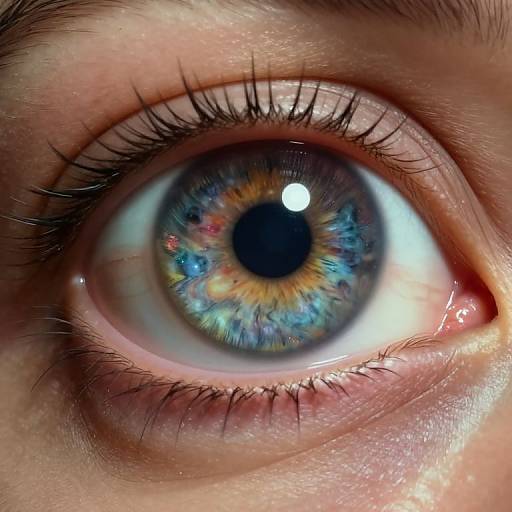 Surreal Galactic Eye Dreamscape