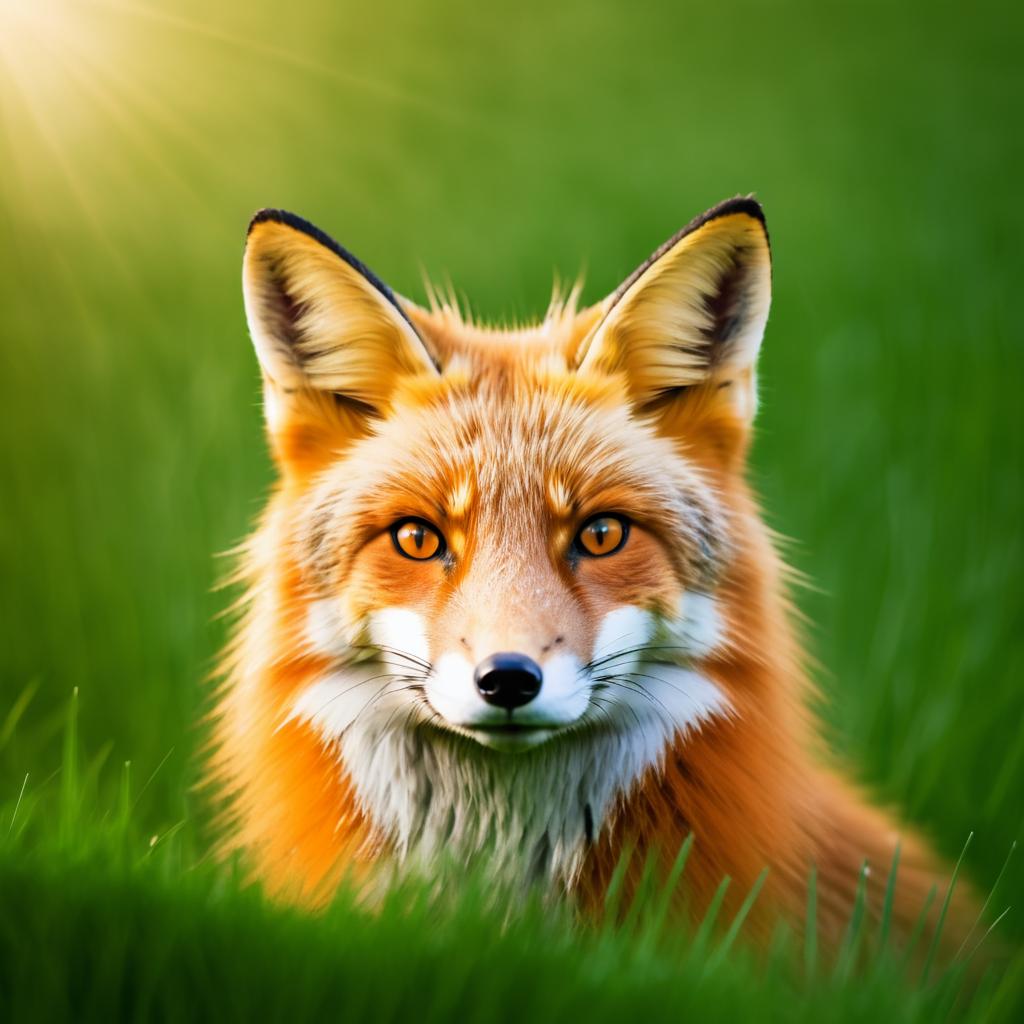 Stock Photo of a Fox in Nature