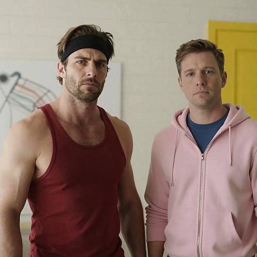 Two Men in an Indoor Setting