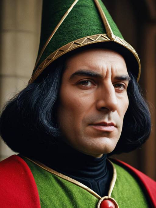 Photorealistic Lord Farquaad Costume Close-Up