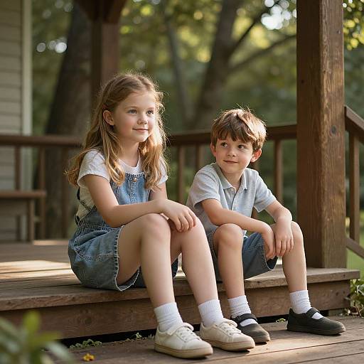 Realistic AI-Enhanced Children Portrait