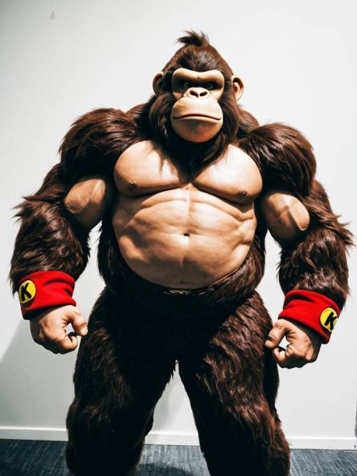 Realistic Chunky Kong Cosplay Photography