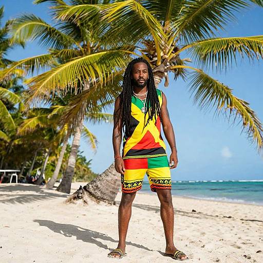 Jamaican Reggae Vibes on Beach