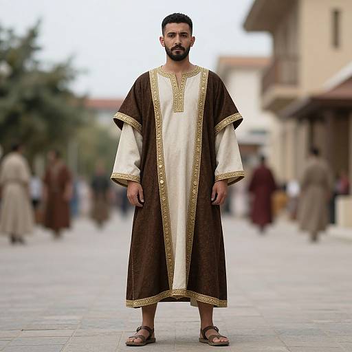 Byzantine Male in Traditional Costume