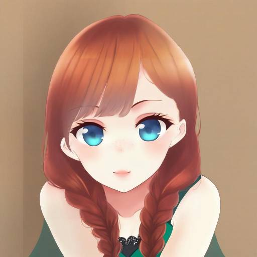 Illustration of Anna (frozen), frozen (disney) in the style of Akino ell