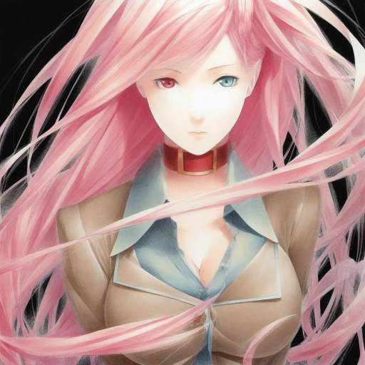 Illustration of Akashiya moka, rosario+vampire in the style of Sousou (sousouworks)