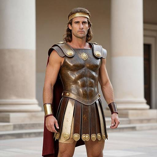 King Leonidas in Roman Attire