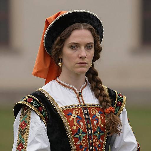 Woman in European Renaissance Costume