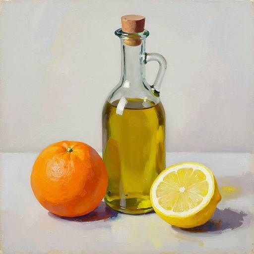 Vibrant Classic Realism Still Life