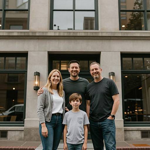 Family Posing Urban Style Bend Oregon