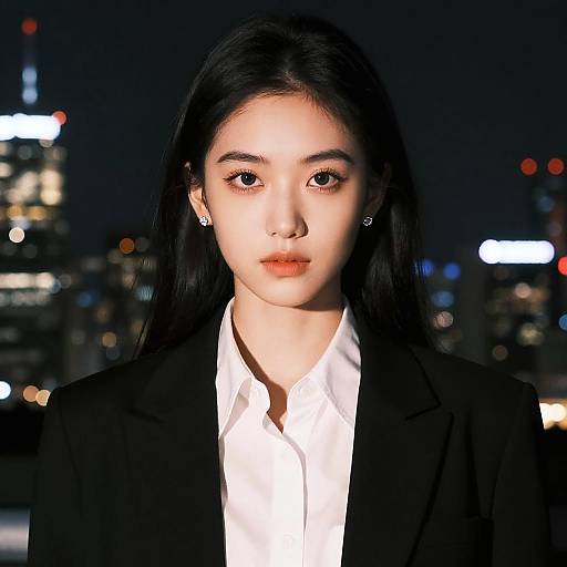 Stunning Night Portrait of a Woman