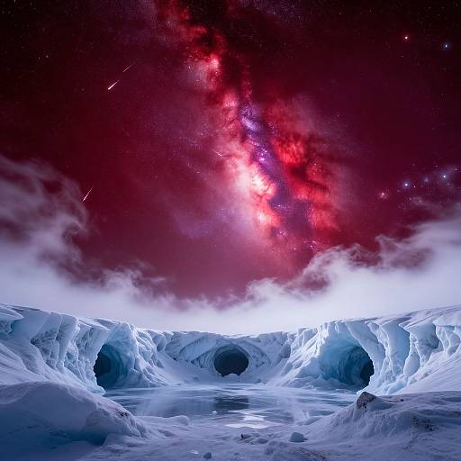 Mesmerizing Celestial Mountain Scenery