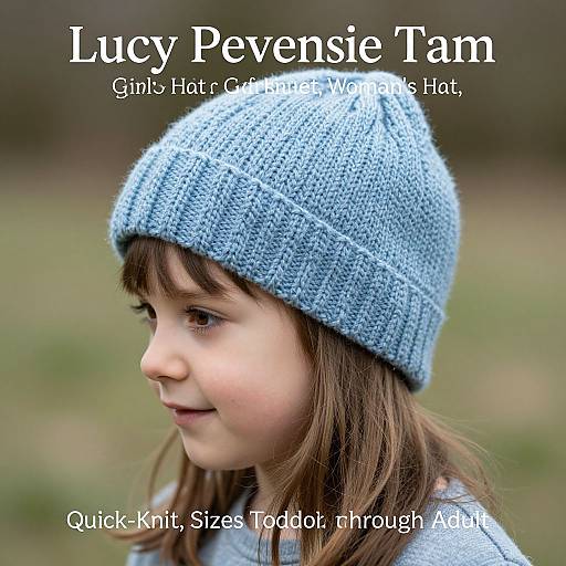 Quick-Knit Lucy Pevensie Tam Hat