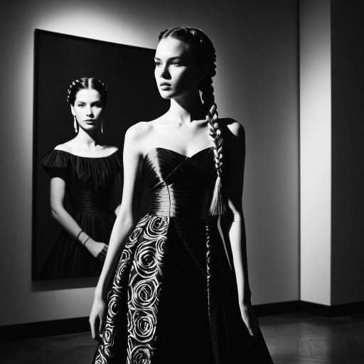 Elegant Half Braids in Modern Art Gallery Elegant Half Braids in Modern Art Gallery