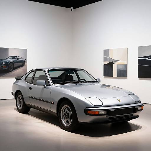Porsche 944 Classic in Art Gallery