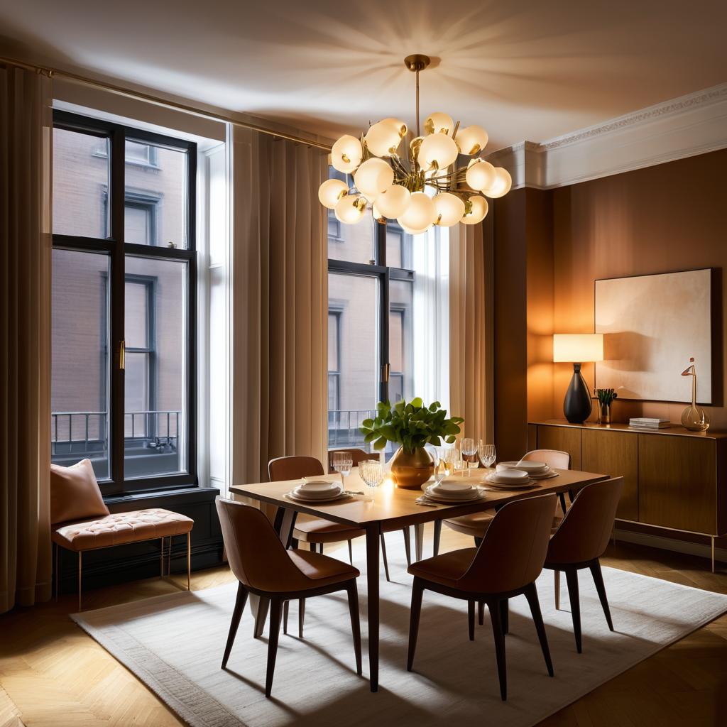 Elegant Cozy Dining Room in NYC