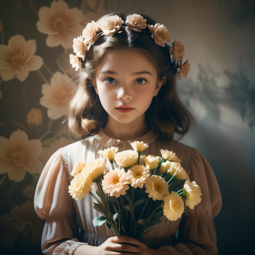 Charming Portrait of a Young Girl