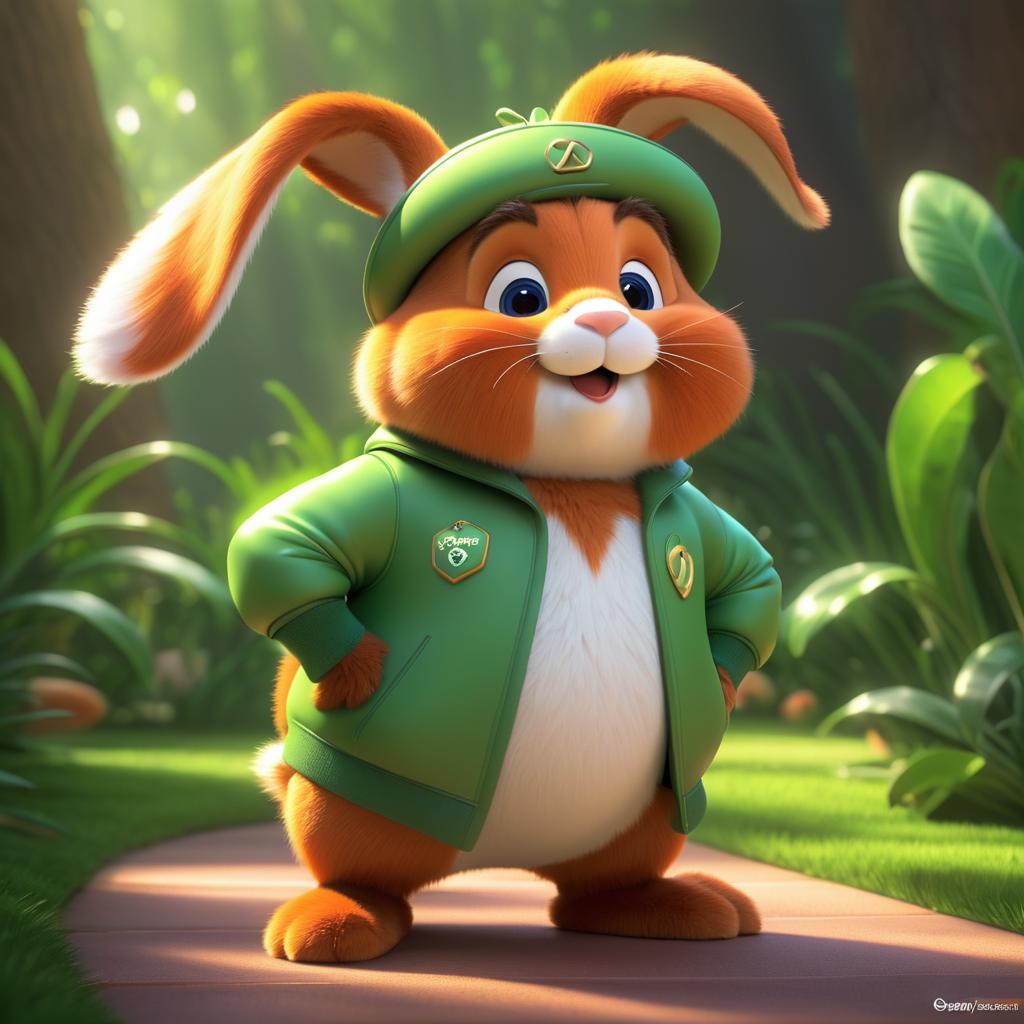 Adorable Bunny Inspired by Robin Williams