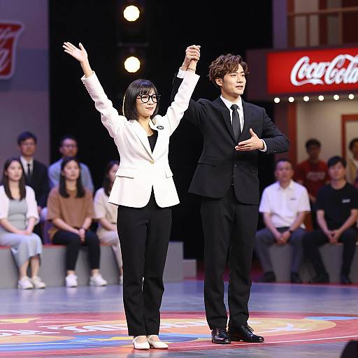 Dynamic Dance Performance on Stage