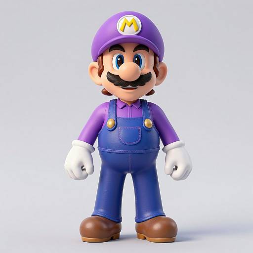 3D Model of Waluigi Character