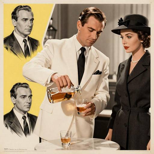 Chic Vintage Movie Poster Design