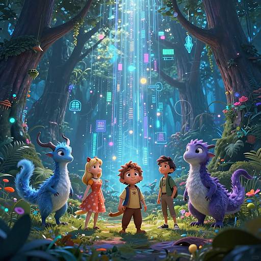 Disney AI Enchanted Tech Forest