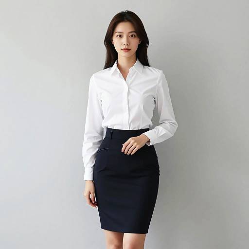 Professional woman in corporate attire