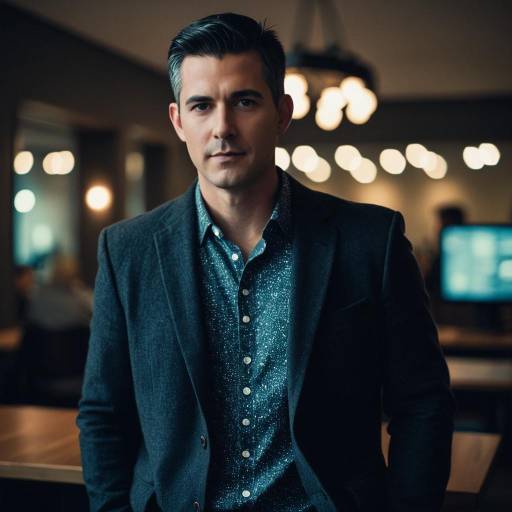 Confident Man in Casual Blazer