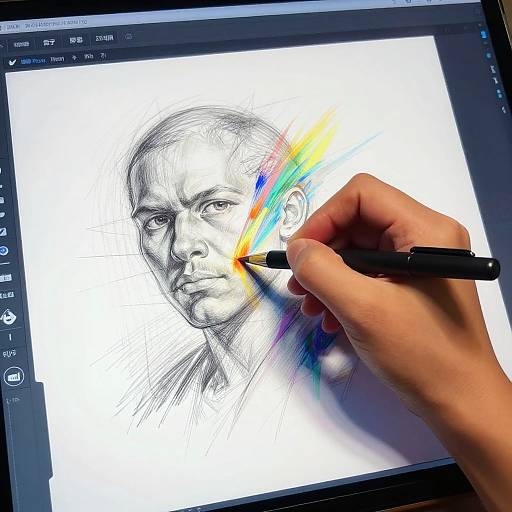 AI Transforms Sketch to Vibrant Art