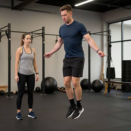 Intense Jump Rope Workout Duo