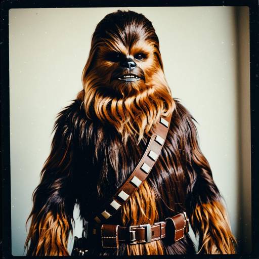 Detailed Chewbacca Cosplay Costume Photo