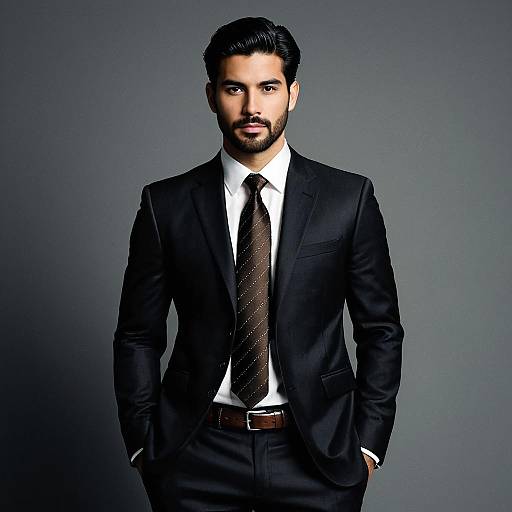 Stylish Man in Formal Attire