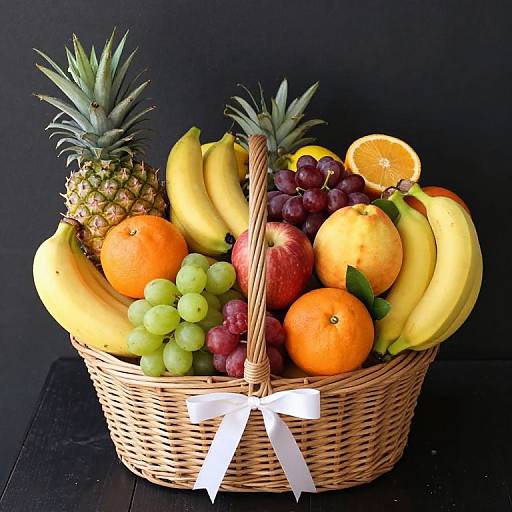 Deluxe All Fruit Basket Display