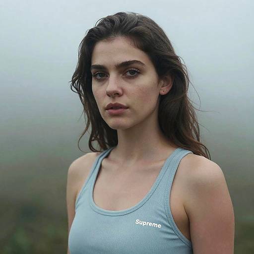 Wondrous Foggy Pastel Editorial Portrait CineStill