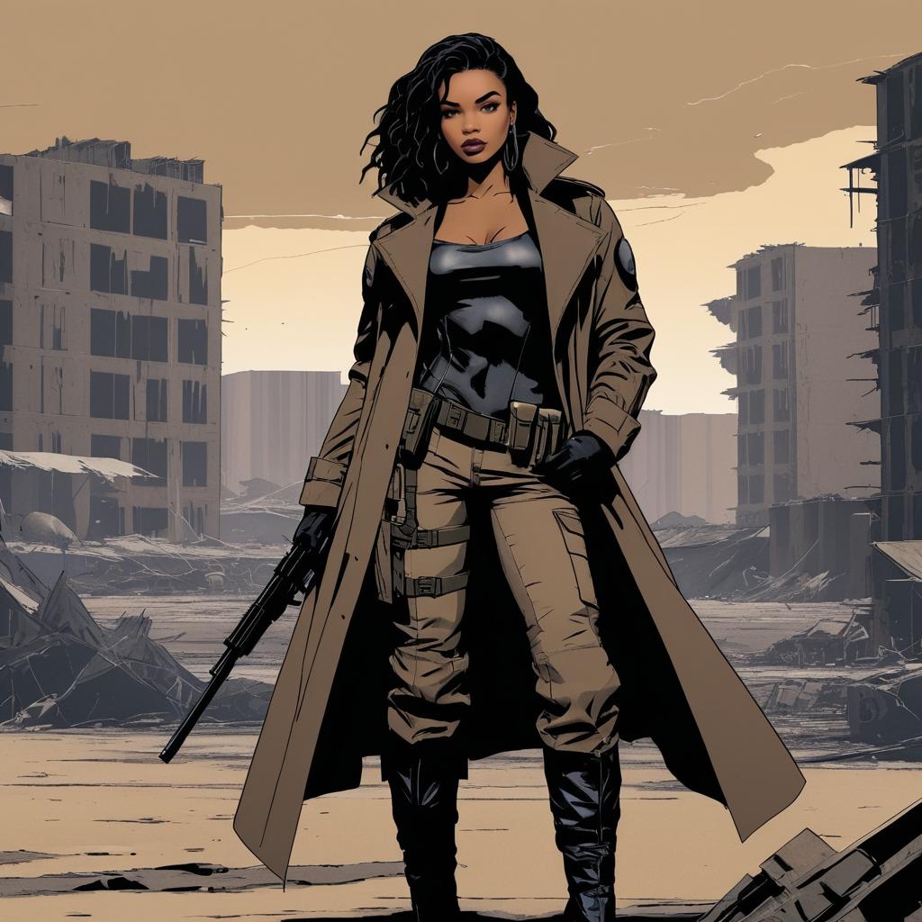 Dystopian DC Comics Character in Wasteland