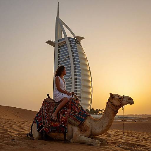 Desert Ride by Burj Al Arab Sunset