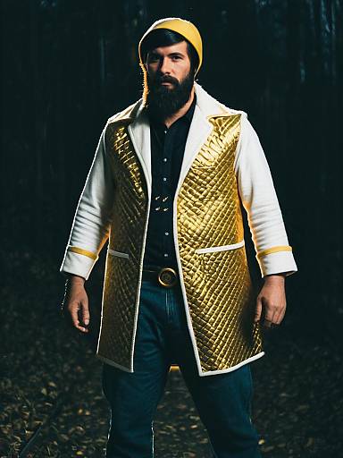 Man in Quilge Opie Cosplay Costume