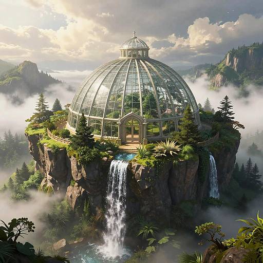 Emerald Greenhouse on Cliffside