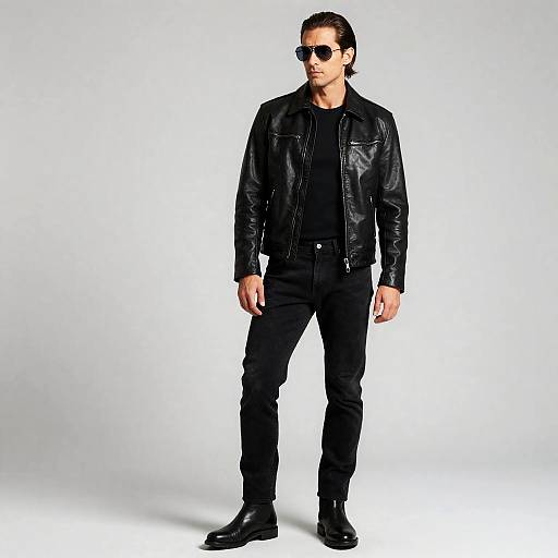 Athletic Man in Stylish Douyin Outfit