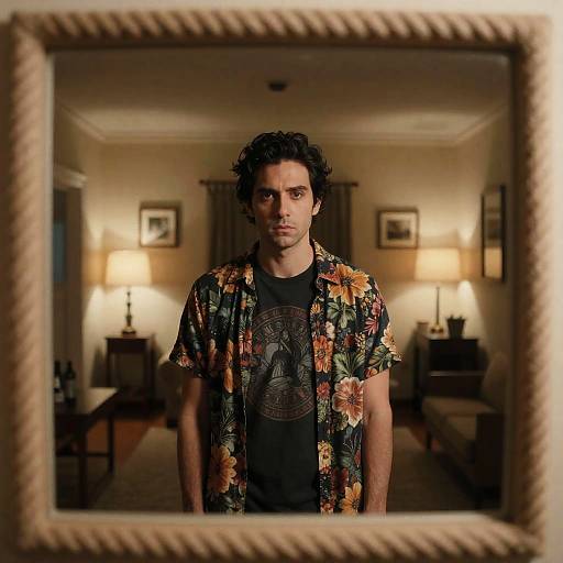 Moody Portrait of a Stylish Man