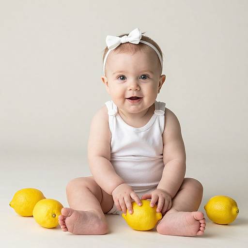 Baby Girl's Texas Lemon Milestone
