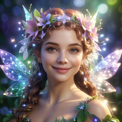 Enchanting Portrait of a Fairy Creature