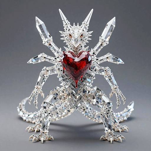 Vigilant Crystalline Basilisk Illustration