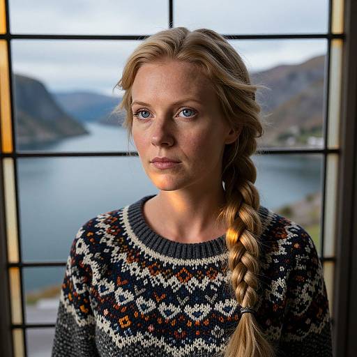 Baroque-Inspired Photorealistic European Portrait