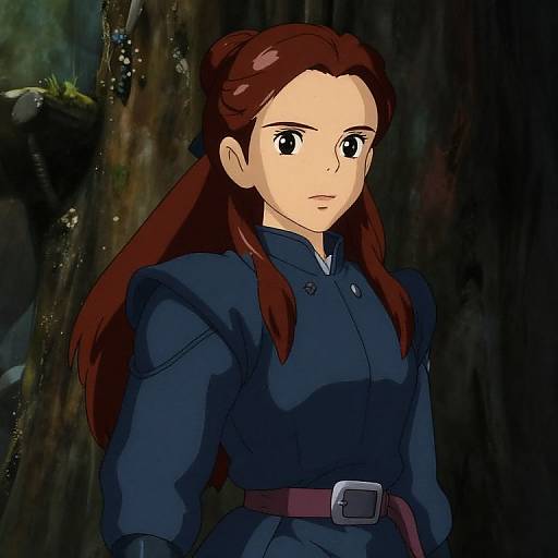 Arya Stark as Retro Miyazaki Anime
